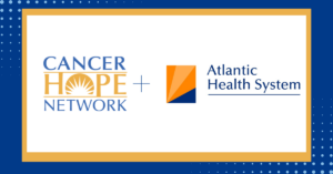 Cancer Hope Network and Atlantic Health expanded collaboration press release graphic